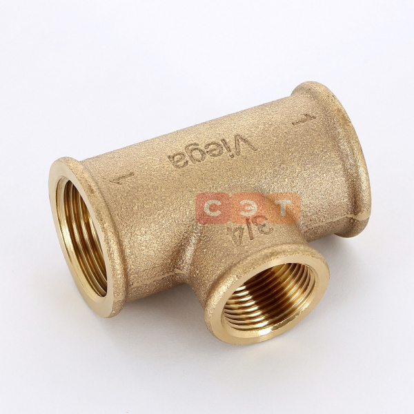 Тройник ВР-ВР-ВР 1" - 3/4" - 1" (Viega)